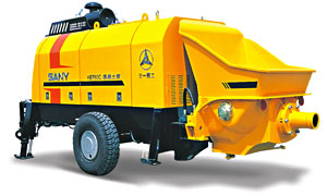 Diesel Engine Trailer-mounted Concrete Pump - HBT60C-1816D