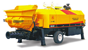 Third-gradation Trailer-mounted Concrete Pump - HBT120A-1613D