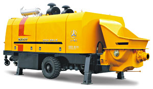 Super-high Pressure Trailer-mounted Concrete Pump - HBT90CH-2135DA(For European and American markets)