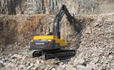 Volvo EC380D, EC480D excavator (excavator) get the job done in demanding conditions thanks to a strong durable undercarriage