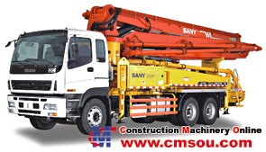 SANY SY5293THB 37 Truck-mounted Concrete Pump