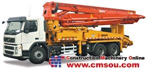 SANY SY5255THB 37 Truck-mounted Concrete Pump