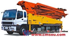 SANY SY5385THB 52V Truck-mounted Concrete Pump