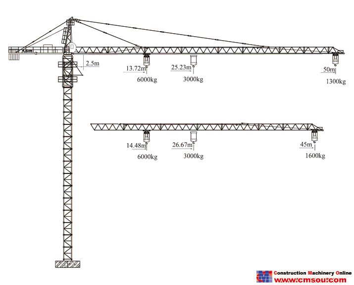 XCMG QTZ63(5013L-6) Tower Crane