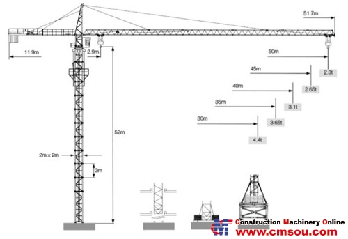 克瑞 QTZ5010 Tower Crane