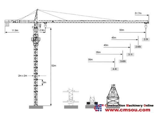 克瑞 QTZ5616(5020) Tower Crane