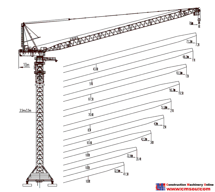 XCMG XGTL1600 Tower Crane