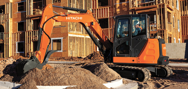 Hitachi ZX60USB-5 compact excavator